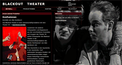 Desktop Screenshot of blackout-theater.de